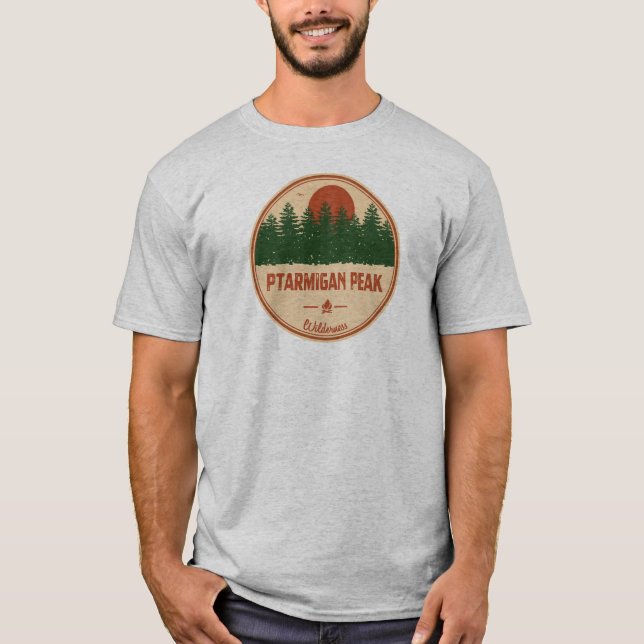T-shirt Ptarmigan Peak Wilderness Colorado (Devant)