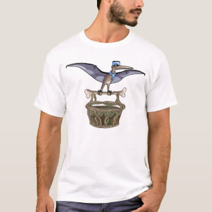 T-shirt Pteranodon Portant Un Panier