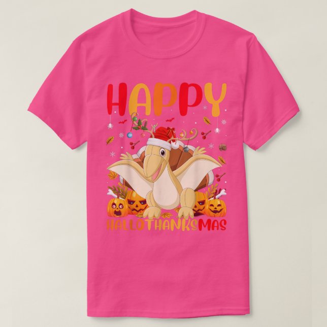 T-shirt Pterodactyl Amoureux des animaux Happy Pterodactyl (Design devant)