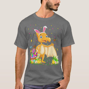 T-shirt Pterodactyl Bunny Oeuf Chasse Pterodactyle Oiseau
