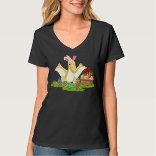 T-shirt Pterodactyle Chasse aux Oeufs de Pâques Bunny Pter
