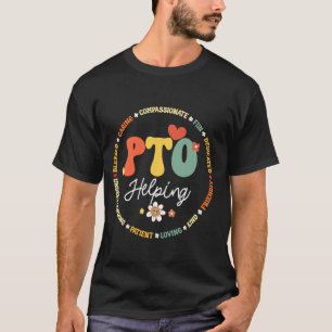 T-shirt PTO aider à retourner à l'école Groupe de jumelage