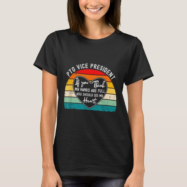 T-shirt Pto Vice President Appreciation School Parent Volu (Devant)