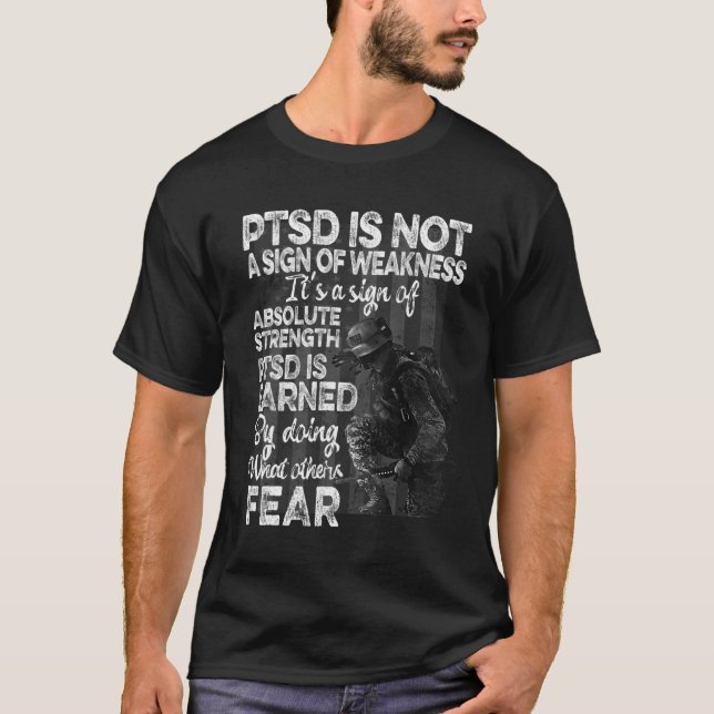 T-shirt Ptsd Trouble post-traumatique Trouble de résistanc (Devant)
