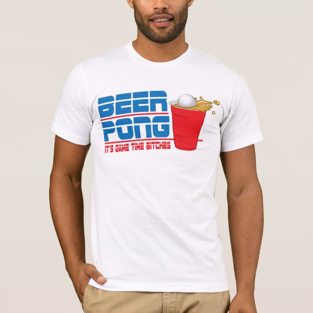 T-shirt Puanteur de bière (Devant)