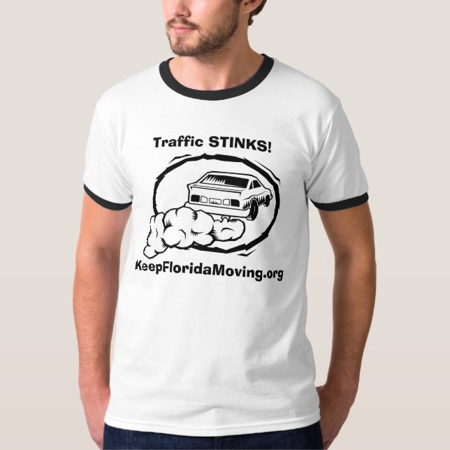 T-shirt PUANTEURS du trafic ! - KeepFloridaMoving.org (Devant)