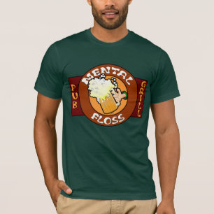 T-shirt Pub et gril mentaux de soie