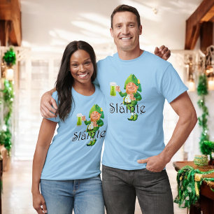 T-shirt Pub irlandais Leprechaun Toast Slainte