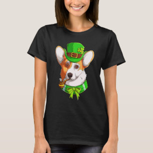 T-shirt Pub irlandais mignon Corgi St Patrick's Day Femme