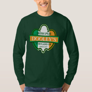 T-shirt Pub irlandais personnalisable