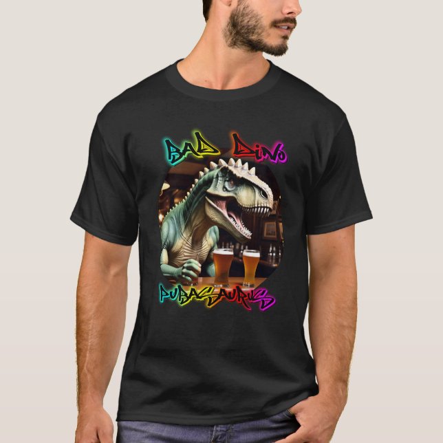 T-shirt PUBASAURUS par BAD Dino (Devant)