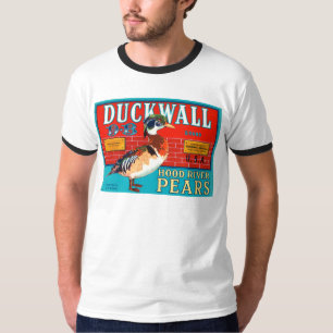 T-shirt Publicité de cru de poires de la rivière Hood de