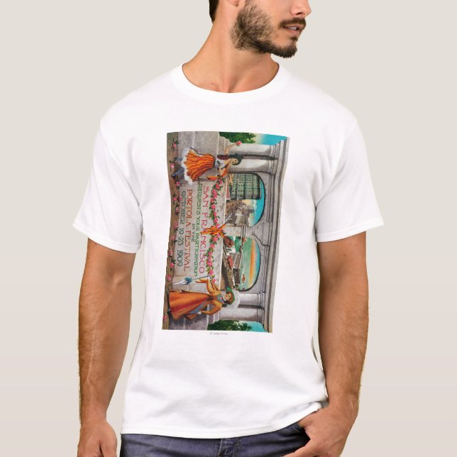 T-shirt Publicité de festival de Portola (femmes) (Devant)