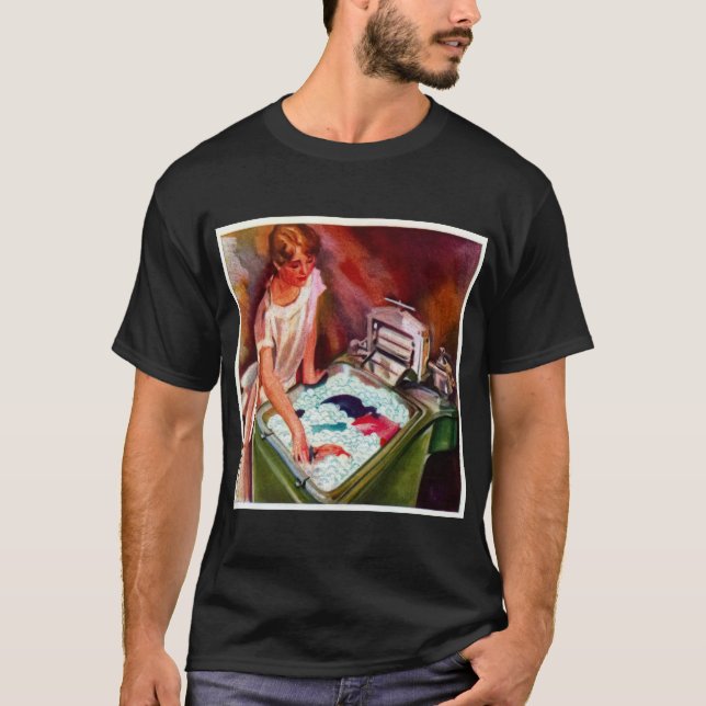 T-shirt Publicité du magazine de rêve de femme de ménage (Devant)