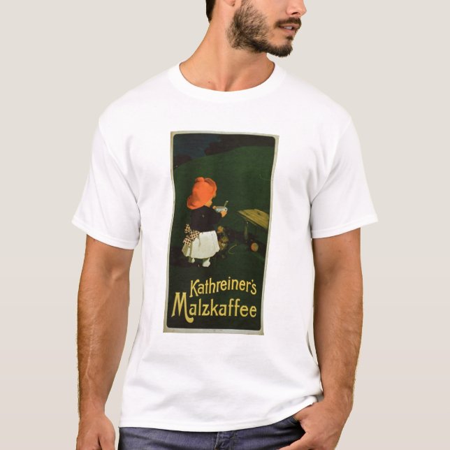 T-shirt Publicité par affichage pour le 'malt Coffee de (Devant)