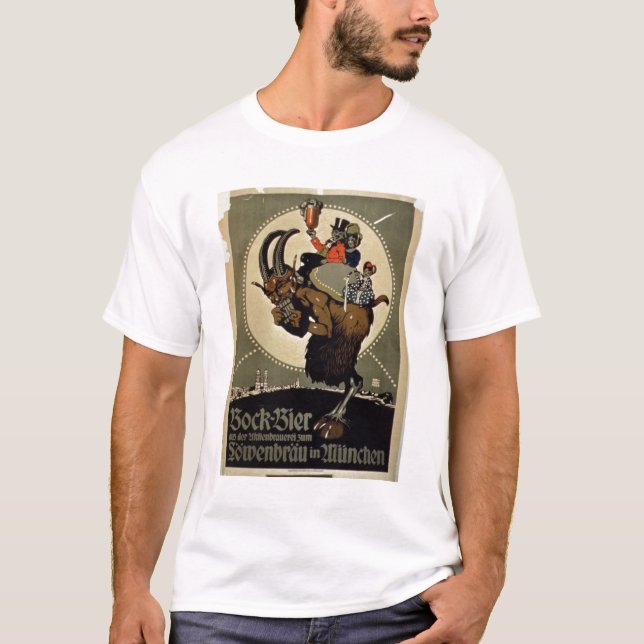 T-shirt Publicité pour la 'bière de Bock du brasseur de (Devant)