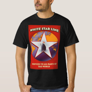 T-shirt Publicité pour le paquebot de la White Star Line.