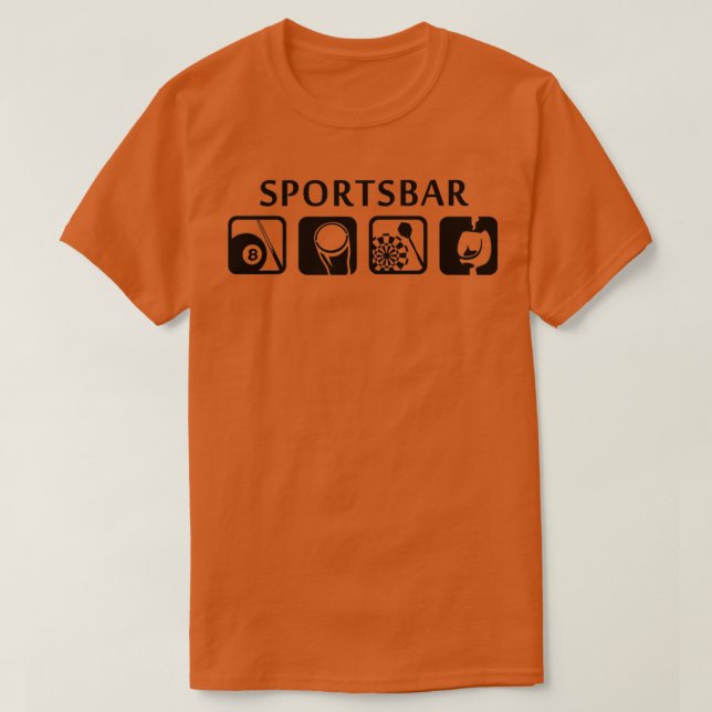 T-shirt Pubs sports bar (Design devant)