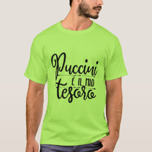 T-shirt Puccini è il mio tesoro tasse à café