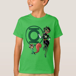 T-shirt Puce et Lanterne verte