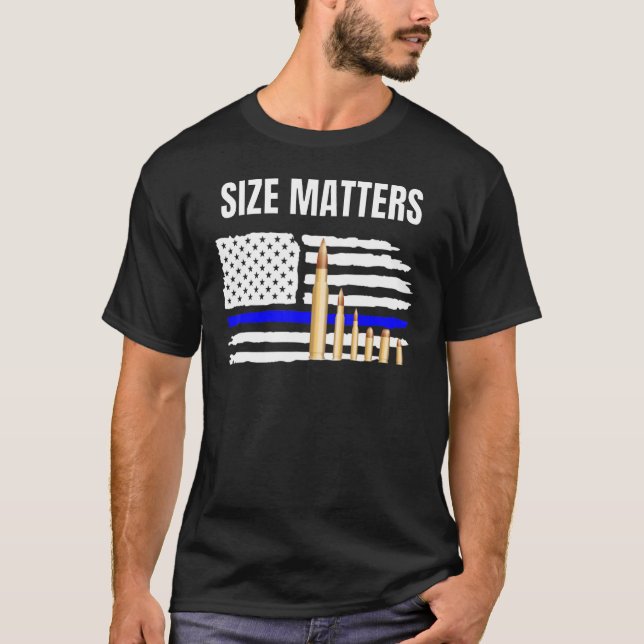 T-shirt Puces Size Matters (Devant)