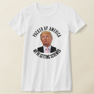 T-shirt Pucker America Trump Lips