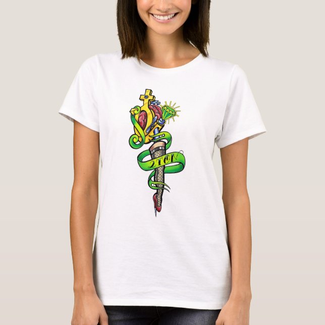 T-shirt Puddin aux longues jambes (Devant)