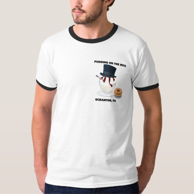 T-shirt Pudding sur le Ritz (Devant)