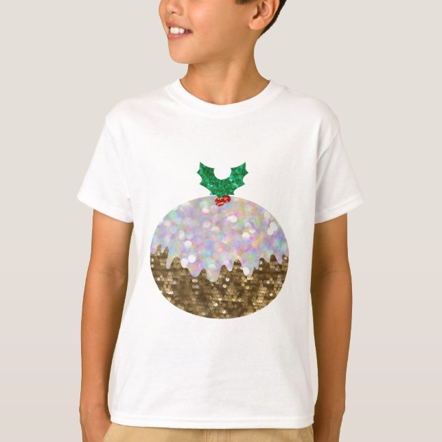 T-shirt puddings de Noël (Devant)