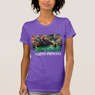 T-shirt Puerto Princesa, Palawan, Sites touristiques phili