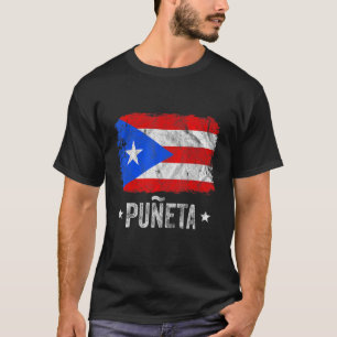 T-shirt Puerto Rican Boricua Hispanique Puñeta Porto Rico