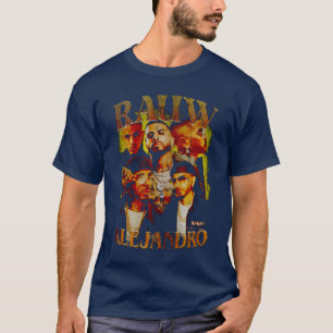 T-SHIRT PUERTO RICAN SINGER RAUW ALEJANDRO VINTAGE 90'S RA