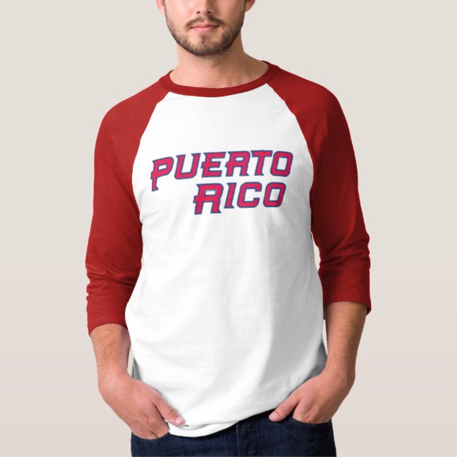 T - Shirt Puerto Rico Baseball (Vorderseite)