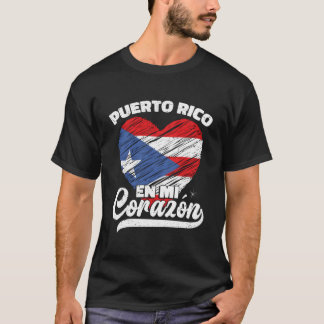 T-shirt Puerto Rico En Mi Corazã³N