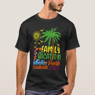 T-shirt Puerto Vallarta Vacances Correspondantes 2023 Mexi