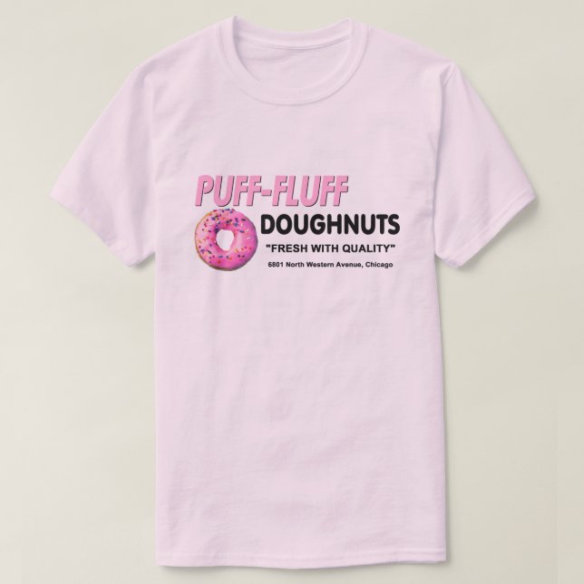 T-shirt Puff-Fluff Doughnut, Chicago (Design devant)