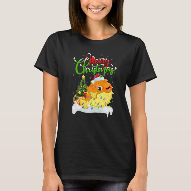 T-shirt Puffer Fish  Xmas Decorations Puffer Fish Christma (Devant)