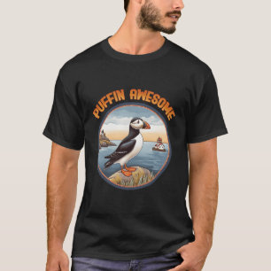 T-shirt Puffin Awesome Puffin Bird