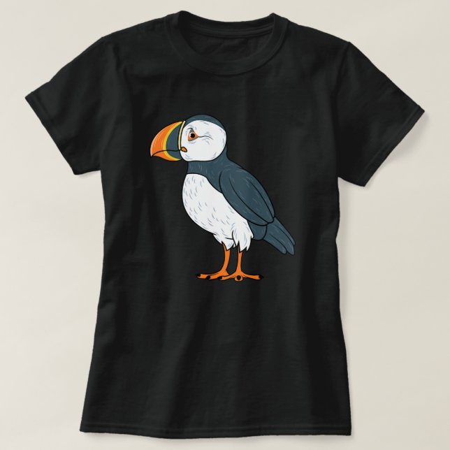 T-shirt Puffin Bird Fundy Islande SeaBird Oiseau Cadeau Ho (Design devant)