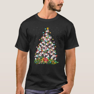 T-shirt Puffin Bird Lumières Père Noël Puffin Christmas Tr