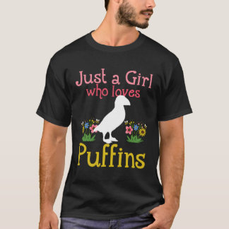T-shirt Puffin Juste Un Qui Aime Les Puffins