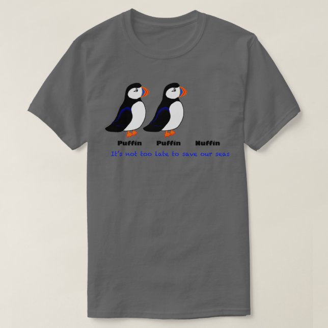 T-shirt Puffin Nuffin (Design devant)