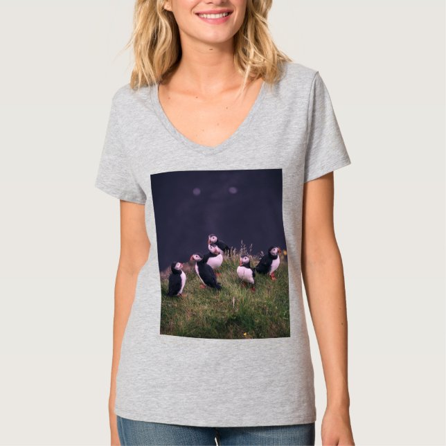 T-shirt Puffins de l'Atlantique (Devant)