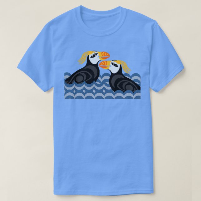 T-shirt Puffins touffus (Design devant)
