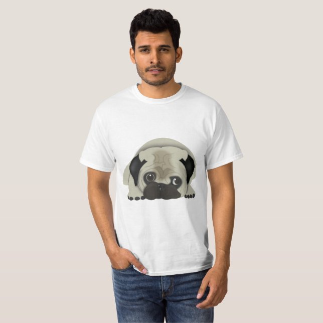 T-shirt Pug (Devant entier)