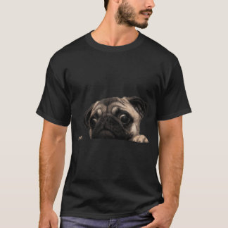 T-shirt Pug inquiet