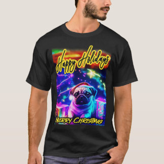T-shirt Pug JOYEUX NOËL 83 JOYEUX NOËL