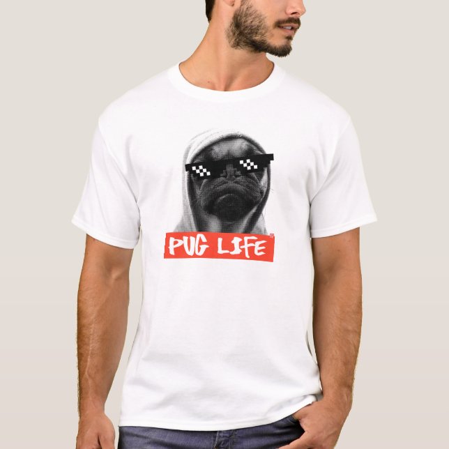 T-shirt Pug Life (Devant)