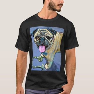 T-shirt PUG mignon avec jouet classique 670