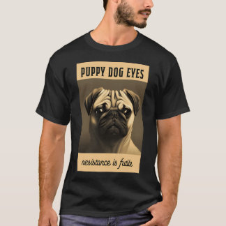 T-shirt Pug : yeux de chiot